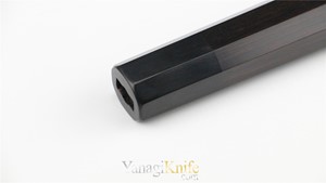 Picture of Double Buffalo Horn Ebony Handle for Usuba