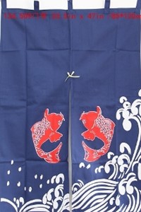 图片 ML2 "Koi Fish" Decorative Curtain Style-2 (509)