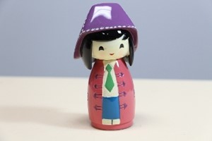 Show details for Decorative Countertop Doll - Girl w. Hat Picture of Decorative Countertop Doll - Girl w. Hat