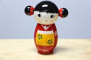 Show details for Decorative Countertop Doll - Girl w. Double Bun Hairstyle (Coin Bank Edition) Picture of Decorative Countertop Doll - Girl w. Double Bun Hairstyle (Coin Bank Edition)