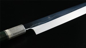 Picture of Akazawa Fuji Mountain Full Moon Shiro-Ko Honyaki Yanagi 270mm (Genkai) ( Sold Out , Pre-orderable )