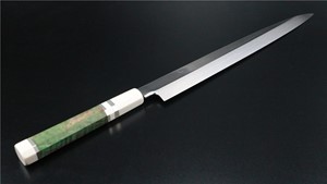 Picture of Akazawa Fuji Mountain, Half Moon Shiro-Ko Honyaki Yanagi 270mm (Genkai) ( Sold Out , Pre-orderable )