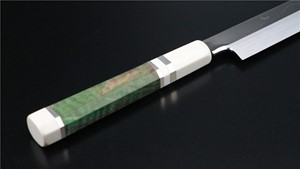 Picture of Akazawa Fuji Mountain, Half Moon Shiro-Ko Honyaki Yanagi 270mm (Genkai) ( Sold Out , Pre-orderable )