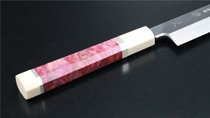 Picture of Izumimasa Ao-Ko Mizu Honyaki Yanagi with red wood handle 300mm  (SOLD OUT)