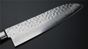 Picture of JIKKO Tsutime Damascus Santoku