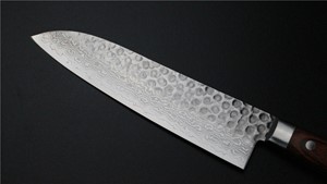 Picture of JIKKO Tsutime Damascus Santoku