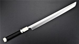 Picture of Akazawa Shiro-Ko Honyaki Sakimaru 300mm (Special No-Brand Engraving Ver.) (Made by Togashi) (SOLD OUT)