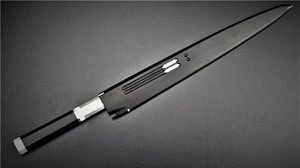 Picture of Akazawa PM Honyaki ZDP189 Yanagi with Hon-Ebony Saya cover300mm ( Sold Out , Pre-orderable )