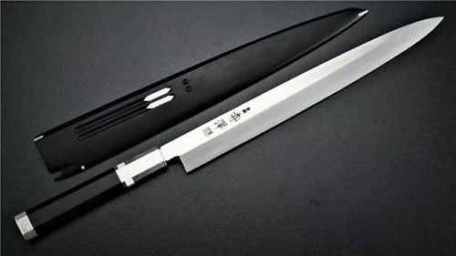 Picture of Akazawa PM Honyaki ZDP189 Yanagi with Hon-Ebony Saya cover300mm ( Sold Out , Pre-orderable )