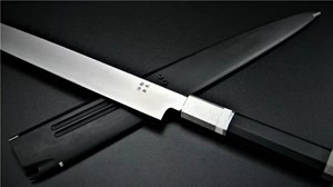 Picture of Akazawa PM Honyaki ZDP189 Yanagi with Hon-Ebony Saya cover300mm ( Sold Out , Pre-orderable )