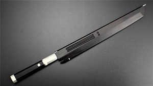 Picture of Akazawa's ZDP189 Whole Mirror Polished 300mm Honyaki Sakimaru ( Sold Out , Pre-orderable )