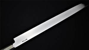 Picture of Akazawa's ZDP189 Whole Mirror Polished 300mm Honyaki Sakimaru ( Sold Out , Pre-orderable )