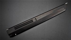 Picture of Akazawa's ZDP189 Whole Mirror Polished 300mm Honyaki Sakimaru ( Sold Out , Pre-orderable )