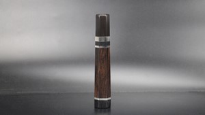 Picture of Ebony Handle With Three Nickel Silver Rings for Yanagi