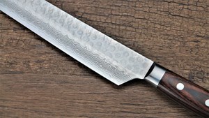 Picture of Takayuki  Damascus VG10 Hien Kiritsuke-sujihiki 300mm 