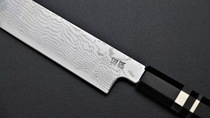 Picture of Sukenari ZDP-189 Layered Wa-sujihiki With Nickel Silver Handle