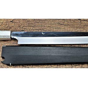 Picture of Akazawa Fuji Mountain Half Moon Shiro-Ko Honyaki Yanagi 270mm (Genkai)（SOLD OUT）