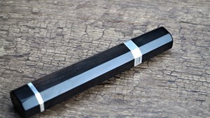 Picture of Ebony Handle With Two Silver Rings for Yanagi