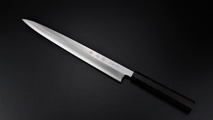 Show details for Akazawa (VG10) left-handed Yanagi By Shiraki 300mm with Ebony saya Picture of Akazawa (VG10) left-handed Yanagi By Shiraki 300mm with Ebony saya