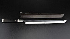 Picture of Akazawa Hokoshin Mirror Shiro-ichi-ko Mizu-Honyaki Sakimaru  300mm ( Sold Out , Pre-orderable )