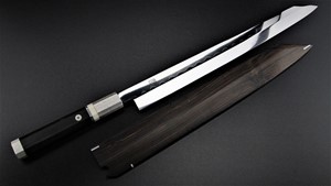 Show details for Akazawa Hokoshin Mirror Ao-ko Honyaki Kengata 300mm Picture of Akazawa Hokoshin Mirror Ao-ko Honyaki Kengata 300mm