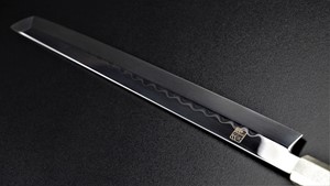 Picture of Akazawa Hokoshin Mirror Shiro-ichi-ko Mizu-Honyaki Sakimaru  270mm ( Sold Out , Pre-orderable )