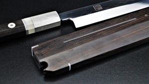 Picture of Akazawa Hokoshin Mirror Shiro-ichi-ko Mizu-Honyaki Sakimaru  270mm ( Sold Out , Pre-orderable )