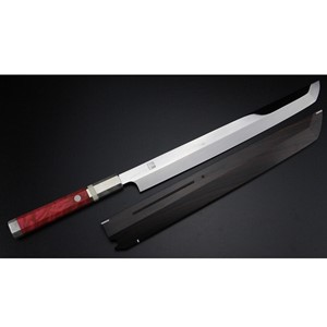 Picture of Akazawa (Genkai Masakuni )Shiro-ichi-ko Mizu-Honyaki Sakimaru-Yanagi 300mm(Sold-out , Pre-orderable)