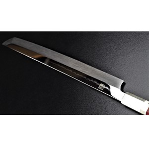 Picture of Akazawa (Genkai Masakuni )Shiro-ichi-ko Mizu-Honyaki Sakimaru-Yanagi 300mm(Sold-out , Pre-orderable)