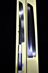 图片 Akazawa's Genkai Masakuni Shiro-ichi-ko Mizu-Honyaki Sakimaru 270mm(SOLD OUT)