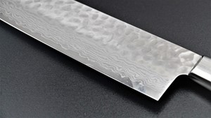 Picture of JIKKO Tsutime Damascus Nakiri 160mm