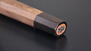 Picture of Black Walnut Handle for Kengata (Kiritsuke Yanagi)