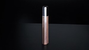 Picture of for Sakimuru Black walnut Wood One Nickel Silver Ring With ebony Bolster