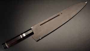 Picture of Akazawa R2(SG2) Wa-Gyuto With Nickel Silver Handle And Ebony Saya