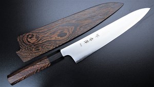 Picture of Akazawa  R2(SG2) Wa-Gyuto With Wenge Handle And Wenge Saya 