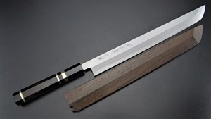 Picture of Akazawa Shiro-ko Hongasumi Sakimaru With 3 Nickel Silver handle And Wenge Cover