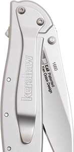 图片 Kershaw Leek Pocket Knife (1660) 3-In. Sandvik 14C28N Blade and Stainless Steel Handle, Best Buy from Outdoor Gear Lab Includes Frame Lock, SpeedSafe Assisted Opening and Reversible Pocketclip, 3 oz.