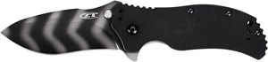 图片 Zero Tolerance 0350TS; Folding Pocket Knife; 3.25 in. S30V Stainless Steel Blade with Tiger-Stripe Tungsten DLC Coating, G-10 Handle, SpeedSafe Assisted Opening and Quad-Mount Pocketclip; 6.2 OZ