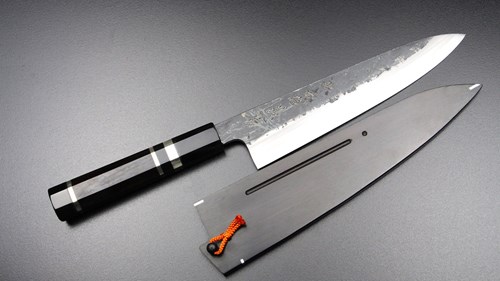 Picture of  Akazawa  Yoshikazu Tanaka Blue Steel #1 Black Style Wa-Gyuto 